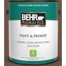 BEHR PREMIUM PLUS 1 gal. #280F-7 Breakfast Blend Semi-Gloss Enamel Low Odor Interior Paint & Primer