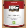 BEHR PREMIUM PLUS 1 gal. #PPU4-16 Kenya Flat Low Odor Interior Paint & Primer