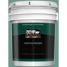 BEHR PREMIUM PLUS 5 gal. #M440-5 Lunar Tide Semi-Gloss Enamel Exterior Paint & Primer