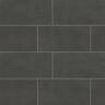 Bedrosians Simply Modern 12 in. x 24 in. Honed Black Porcelain Tile (15.75 sq. ft./Case)