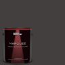 BEHR MARQUEE 1 gal. #N510-7 Blackout Flat Exterior Paint & Primer