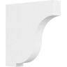 Ekena Millwork 2 in. x 12 in. x 12 in. Standard Van Buren Unfinished Architectural Grade PVC Bracket