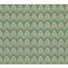 Brewster Home Fashions Dis Lambada Green Ogee Vinyl Non-Pasted Matte Repositionable Wallpaper