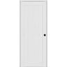 Belldinni Shaker 30 in. x 84 in. 1 Panel Left-Hand Bianco Noble Wood Composite DIY-Friendly Single Prehung Interior Door