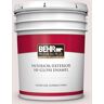 BEHR PREMIUM PLUS 5 gal. #140E-1 Patient White Hi-Gloss Enamel Interior/Exterior Paint