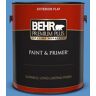 BEHR PREMIUM PLUS 1 gal. #MQ4-26 Come Sail Away Flat Exterior Paint & Primer