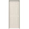 JELD-WEN 32 in. x 80 in. Colonist Primed Left-Hand Smooth Solid Core Molded Composite MDF Single Prehung Interior Door