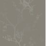 Tempaper 60 sq. ft. Cynthia Rowley Bird Watching Dove Grey Peel and Stick Wallpaper