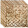 Fasade Diamond Plate 2 ft. x 2 ft. Bermuda Bronze Lay-In Vinyl Ceiling Tile (20 sq. ft.)