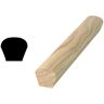 Woodgrain Millwork WM 230 1-1/2 in. x 1-11/16 in. x 96 in. Solid Pine Handrail