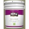 BEHR PREMIUM PLUS 5 gal. #S370-5 Pesto Paste Eggshell Enamel Low Odor Interior Paint & Primer