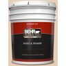 BEHR PREMIUM PLUS 5 gal. #PPU3-06 Venetian Mask Flat Exterior Paint & Primer