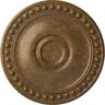 Ekena Millwork 19-1/8 in. x 1 in. Foster Urethane Ceiling Medallion (Fits Canopies upto 5-5/8 in.) Hand-Painted Rubbed Bronze