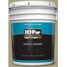 BEHR PREMIUM PLUS 5 gal. #PPU9-22 Cricket Satin Enamel Exterior Paint & Primer