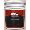 BEHR PREMIUM PLUS 5 gal. #MQ1-23 One To Remember Flat Exterior Paint & Primer