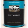 BEHR PREMIUM PLUS 1 gal. #PWN-25 Champagne Flute Satin Enamel Exterior Paint & Primer