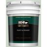 BEHR PREMIUM PLUS 5 gal. #450E-2 April Mist Semi-Gloss Enamel Exterior Paint & Primer