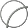 Ekena Millwork 5 .77 ft. Jamie Ceiling Ring Kit