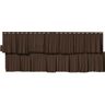 NovikShake 18.8 in. x 48.4 in. HS Hand Split Shake Polymer Siding in Coffee Bean (9 Panels Per Box, 49.4 sq. ft.)