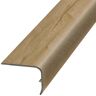 PERFORMANCE ACCESSORIES Prospect Point 1.32 in. Thick x 1.88 in. Wide x 78.7 in. Length Vinyl Stair Nose Molding