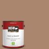 BEHR PREMIUM PLUS 1 gal. #ECC-59-1 Antique Chest Flat Low Odor Interior Paint & Primer