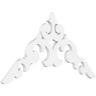 Ekena Millwork 1 in. x 36 in. x 18 in. (12/12) Pitch Kendall Gable Pediment Architectural Grade PVC Moulding