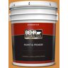 BEHR PREMIUM PLUS 5 gal. #PMD-105 Buried Treasure Flat Exterior Paint & Primer