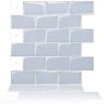 Art3d Subway Ash-Blue 12 in. x 12 in. Vinyl Peel and Stick Self-Adhesive Decorative Wall Tile Backsplash