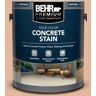 BEHR PREMIUM 1 gal. #PFC-06 Georgia Peach Solid Color Flat Interior/Exterior Concrete Stain