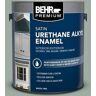 BEHR PREMIUM 1 gal. #AE-39 Danger Isle Urethane Alkyd Satin Enamel Interior/Exterior Paint