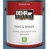 BEHR PREMIUM PLUS 1 gal. #PPU14-03 Cayman Bay Flat Low Odor Interior Paint & Primer