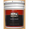 BEHR PREMIUM PLUS 5 gal. #300D-5 Desert Caravan Flat Exterior Paint & Primer