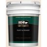 BEHR PREMIUM PLUS 5 gal. #PPU3-04 Ballet White Semi-Gloss Enamel Exterior Paint & Primer