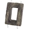 ClipStone 6 in. x 8 in. Black Electrical Outlet Stone