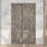 72 in. x 80.5 in. Antique Countryside MDF Sliding Closet Door