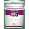 BEHR PREMIUM PLUS 5 gal. #M420-6 Tournament Field Eggshell Enamel Low Odor Interior Paint & Primer