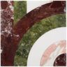 Ivy Hill Tile Elizabeth Sutton Bow Vertical Rainbow 12 in. x 12 in. Polished Marble Floor and Wall Mosaic Tile (1 sq. ft. /Each)