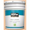 BEHR PREMIUM PLUS 5 gal. #M230-4 Cactus Blooms Satin Enamel Low Odor Interior Paint & Primer