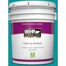 BEHR PREMIUM PLUS 5 gal. #500B-6 Peacock Feather Eggshell Enamel Low Odor Interior Paint & Primer