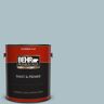 BEHR PREMIUM PLUS 1 gal. #PPU13-14 Ozone Flat Exterior Paint & Primer