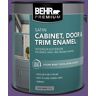 BEHR PREMIUM 1 gal. #HDC-MD-25 Virtual Violet Satin Enamel Interior/Exterior Cabinet, Door & Trim Paint