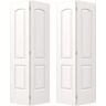 JELD-WEN 36 in. x 80 in. Continental White Painted Smooth Molded Composite Closet Bi-Fold Double Door