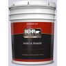 BEHR PREMIUM PLUS 5 gal. #650E-2 Lovely Lavender Flat Exterior Paint & Primer