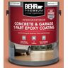 BEHR PREMIUM 1 gal. #PFC-12 Nuevo Terra Self-Priming 1-Part Epoxy Satin Interior/Exterior Concrete and Garage Floor Paint