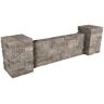 Pavestone RumbleStone 94.5 in. x 26 in. x 26 in. Column/Wall Kit in Greystone