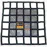 GLADIATOR Cargo Nets 4 ft x 4 ft. Heavy-Duty Cargo Net, Integrated Mesh, Adjustable, Load Certified. Attachment Straps and Bag Included