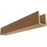 Ekena Millwork Heritage Timber 5.5 in. x 5.5 in. x 16 ft. Resewn Rip Warm Caramel Faux Wood Beam