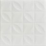 A La Maison Ceilings Perceptions Dove White 1.6 ft. x 1.6 ft. Decorative Foam Glue Up Ceiling Tile (21.6 sq. ft./case)