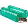 Cisvio 2-piece Reusable Humane Mouse Trap Live Catch And Release Mouse Cage Animal Pest Rodent Hamster Capture Trap