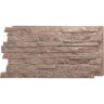 Ekena Millwork Acadia Ledge 49 in. x 1 1/4 in. Mount Vernon Stacked Stone, StoneWall Faux Stone Siding Panel